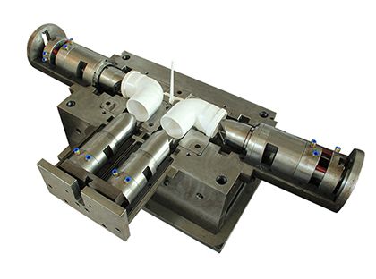 Forma na tvarovanie rúr z PVC